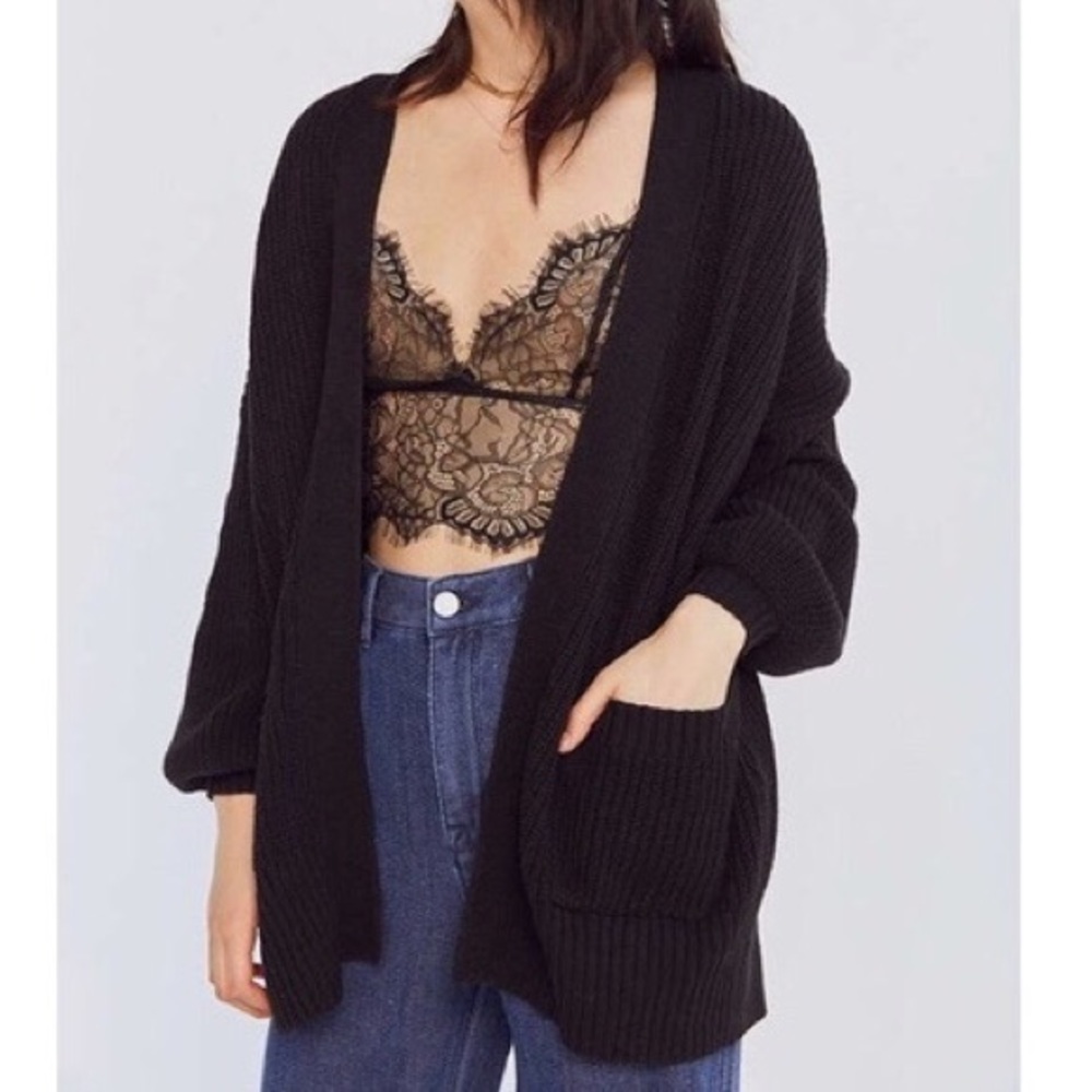 Urban outfitters bdg charlie dolman cardigan black